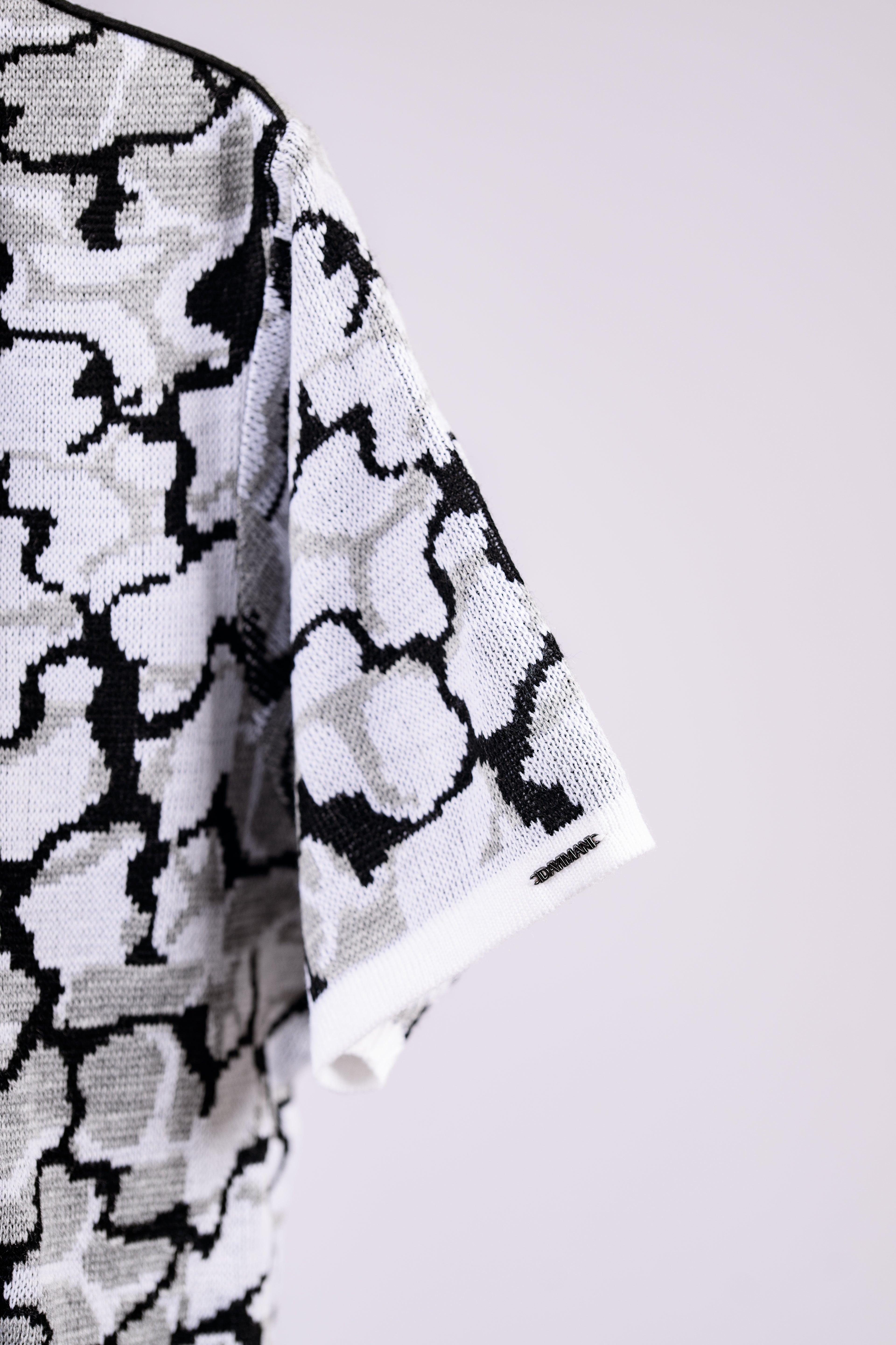 Black Short Sleeve Button-up Shirt