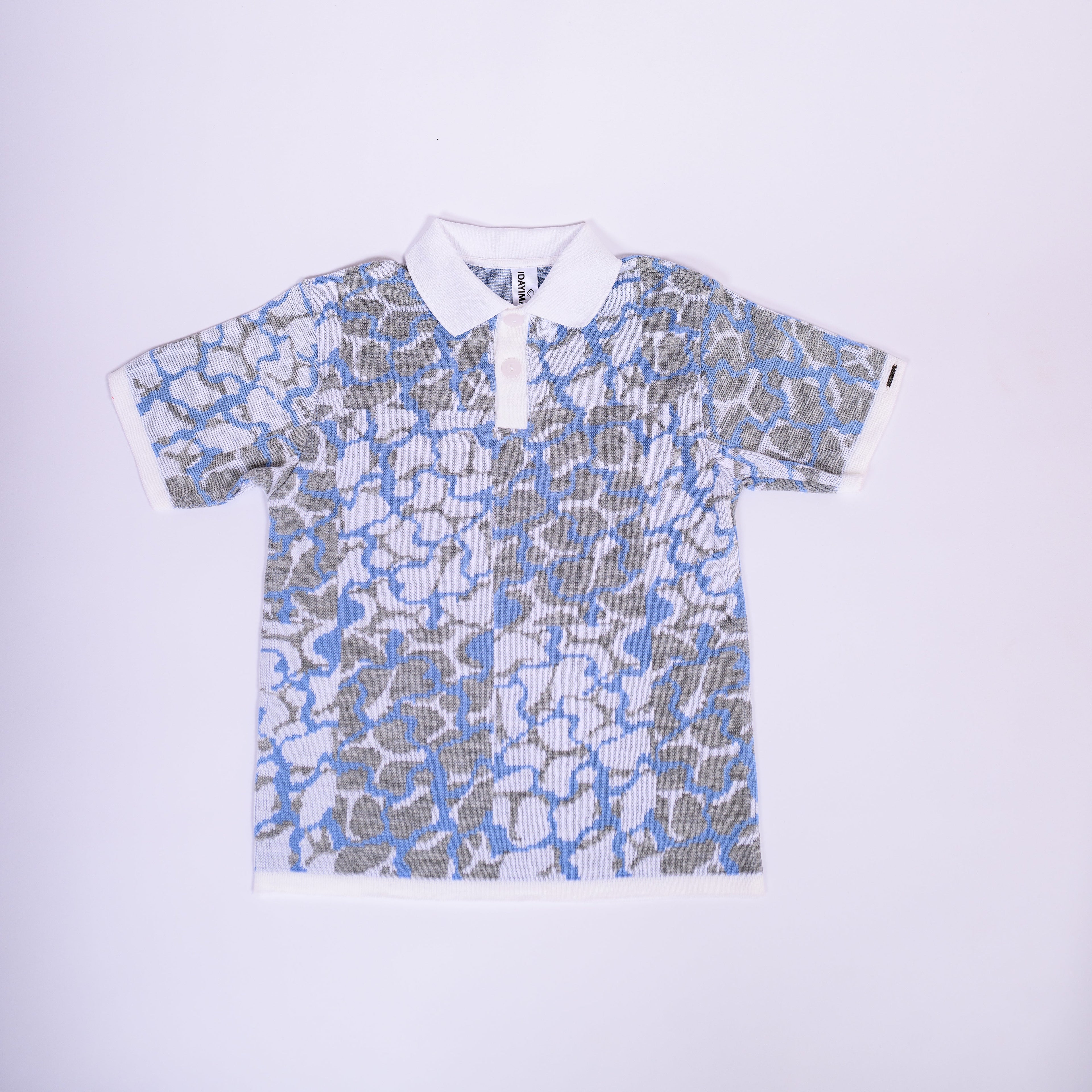 Blue Cropped Golfer