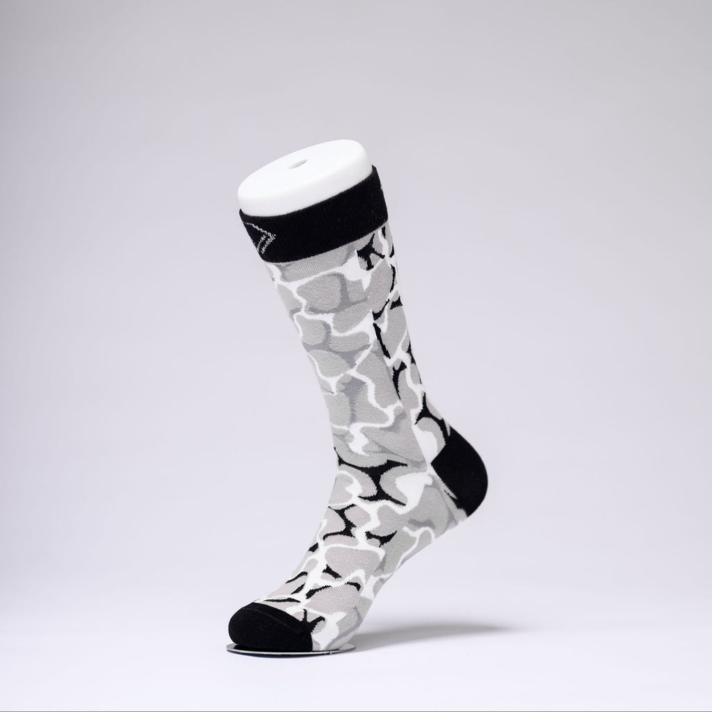 Black Patterned Socks