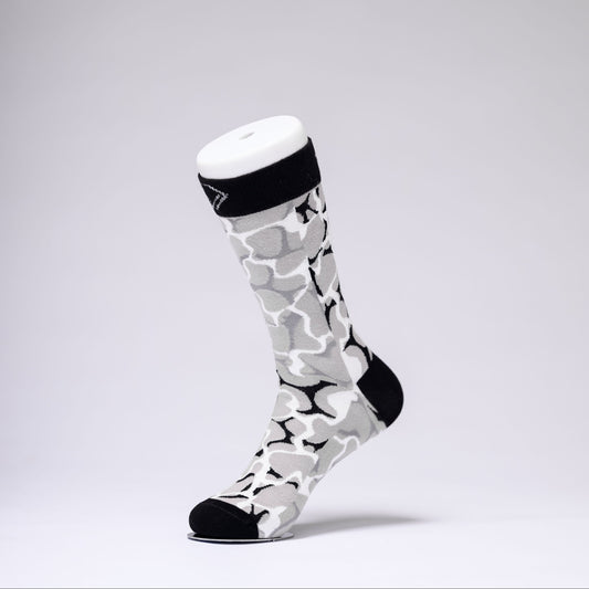 Black Patterned Socks