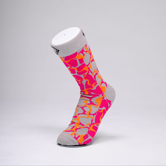 Pink Patterned Socks