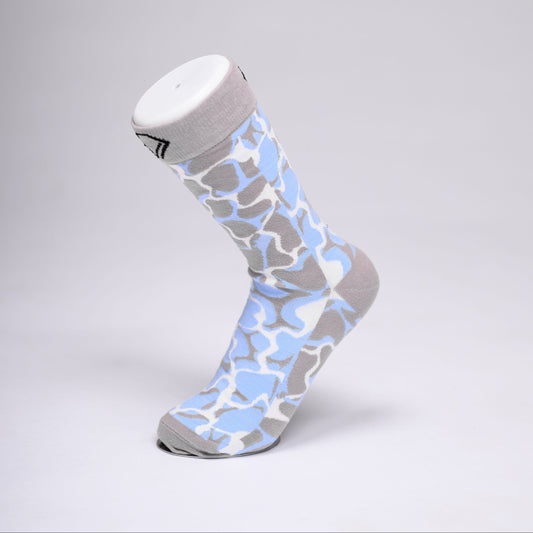 Blue Patterned Socks