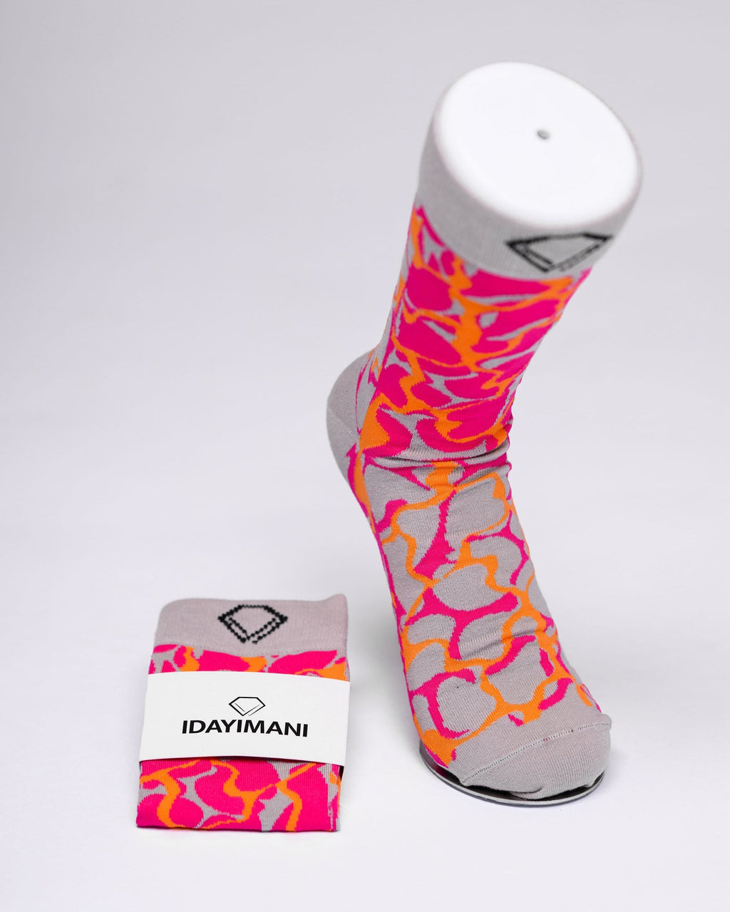 Pink Patterned Socks