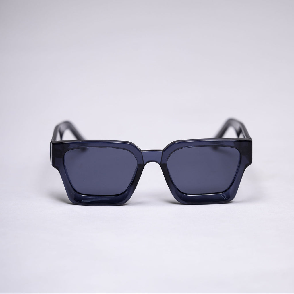 Navy Blue Millionaire Logo Sunglasses