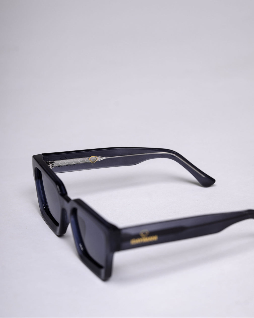 Navy Blue Millionaire Logo Sunglasses
