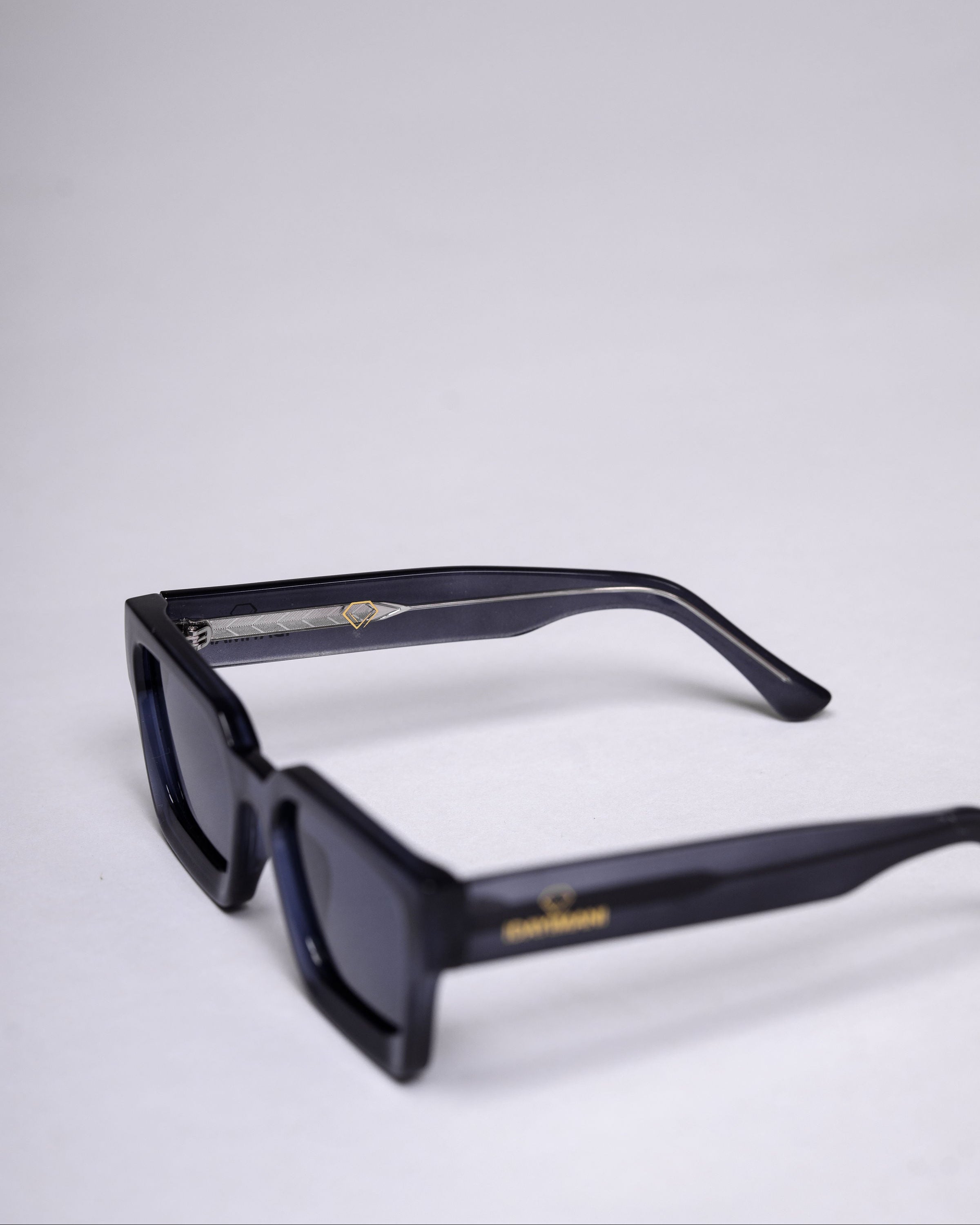 Navy Blue Millionaire Logo Sunglasses