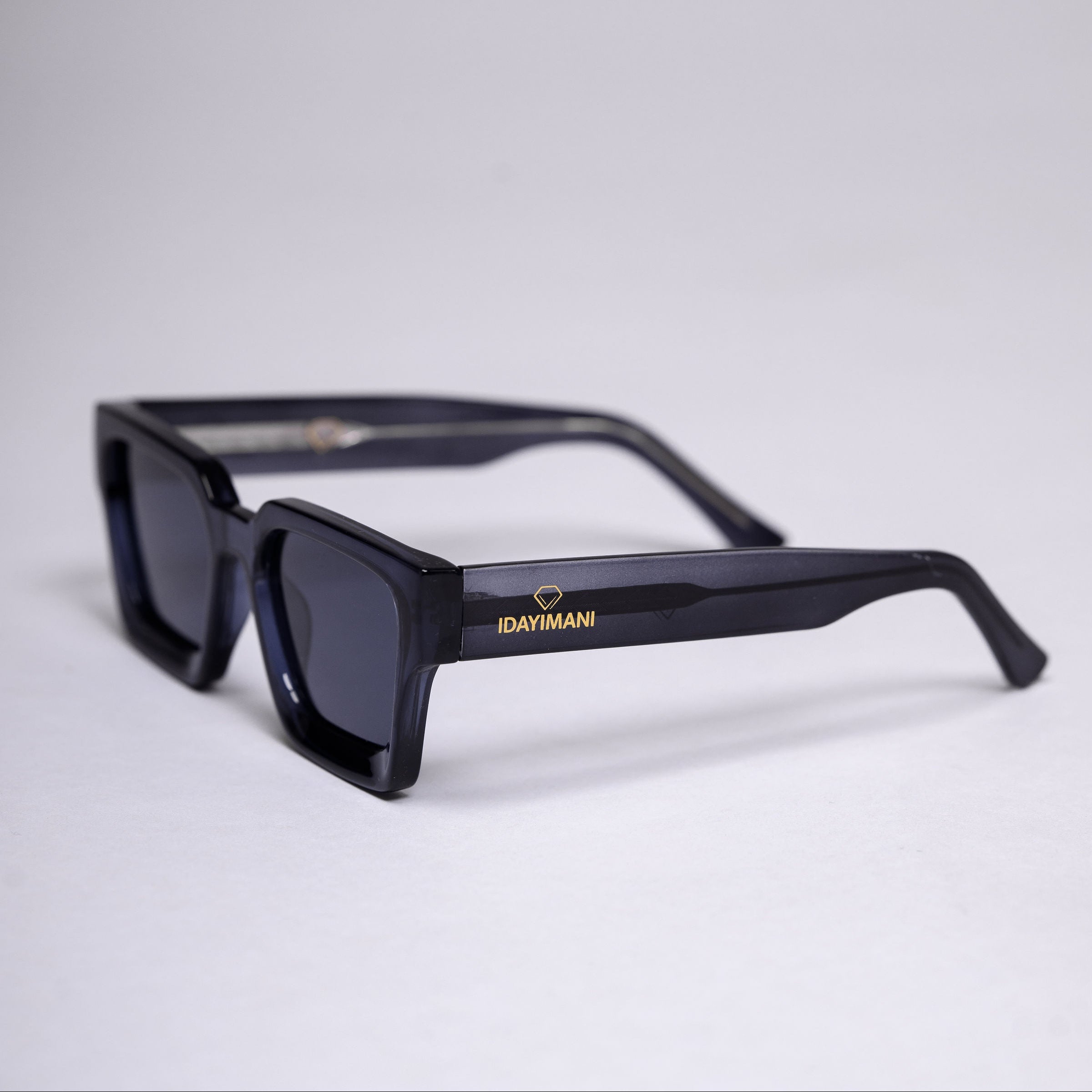 Navy Blue Millionaire Logo Sunglasses