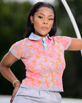 Pink Cropped Golfer